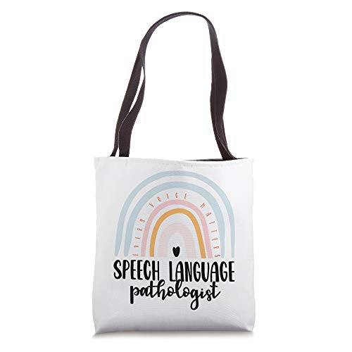 Speech Language Pathologist Speech Therapy SLP Gift Boho Tote Bag