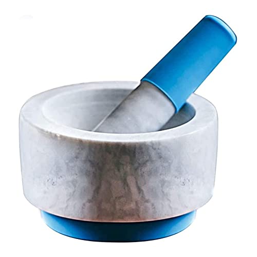 mortar Mortar and Pestle Set Marble, Pestle and Mortar Bowl Solid Stone Grinder, engineering mechanics, comfortable to use, easy to clean, suitable for home kitchen, restaurant