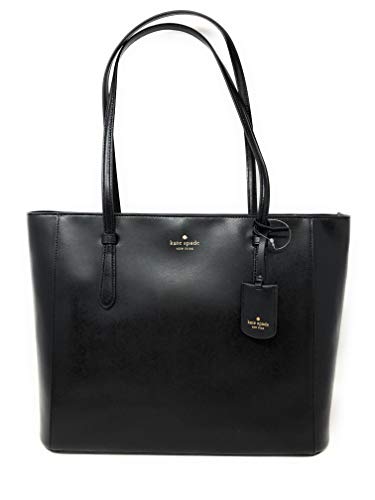 Kate Spade New York Schuyler Medium Leather Tote Shoulder Bag in Black 001