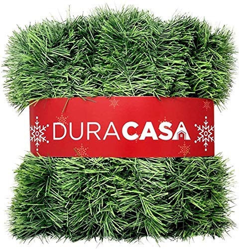DuraCasa 50 Foot Christmas Garland for Christmas Decorations, Green Non-Lit Soft Holiday Decor for Outdoor or Indoor Use (1) | The Storepaperoomates Retail Market - Fast Affordable Shopping
