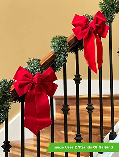 DuraCasa 50 Foot Christmas Garland for Christmas Decorations, Green Non-Lit Soft Holiday Decor for Outdoor or Indoor Use (1) | The Storepaperoomates Retail Market - Fast Affordable Shopping