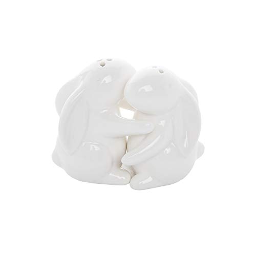 C&F Home Hugging Easter Rabbit Salt & Pepper Shaker Set Holiday Decor Decoration for the Kitchen Table White | The Storepaperoomates Retail Market - Fast Affordable Shopping