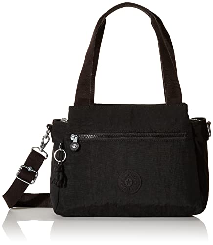 Kipling womens Elysia Crossbody Bag, Black Noir, 11.5 L x 9 H 5 D US