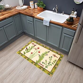 Mohawk Home Machine Washable Kitchen Mat , Herb Garden Beige (2’6″ x 4’2″) | The Storepaperoomates Retail Market - Fast Affordable Shopping