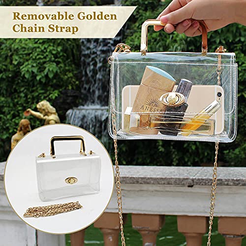COROMAY Clear Purse for Women, Clear Crossbody Bag, Clear Stadium Purse Handbags | The Storepaperoomates Retail Market - Fast Affordable Shopping