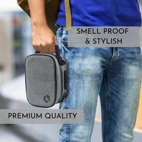Discrete Smell Proof Odorless Bag with Easy Use Combination Lock – The Perfect Stash Box, Medicine Container and Storage Case for Your Accessories That Blocks Out Smells and Strong Odors | The Storepaperoomates Retail Market - Fast Affordable Shopping