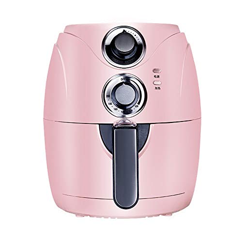 QINQIWD-Air Fryers 2.5L Air Fryer with Rapid Air Circulation System, for Home Smart No Frying Low Fat Healthy Oven 1200W, (Color : Pink)