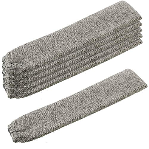 6 Pieces Dust Cleaning Replacement Cloth Removable Hand Duster Microfiber Retractable Washable Dust Cleaning Cloth Covers for Home Household Bedroom Kitchen Cleaning Supplies