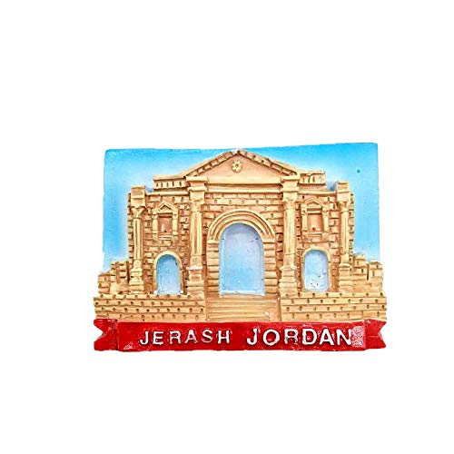 Jerash Jordan 3D Refrigerator Magnet Souvenir Gift Collection Home and Kitchen Decoration Magnetic Sticker Fridge Magnet