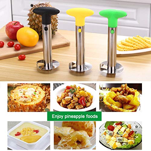 DENZUS Pineapple Corer and Slicer Tool,2020 Upgraded Ratcheting Pineapple Cutter Peeler Slicer Tool for Home & Kitchen with Sharp Blade,Fruit Pineapple Remover with Stainless Steel, Black | The Storepaperoomates Retail Market - Fast Affordable Shopping