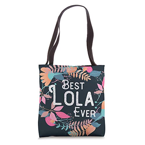 Filipina Mother Gift Lola Tropical Flower Tote Bag