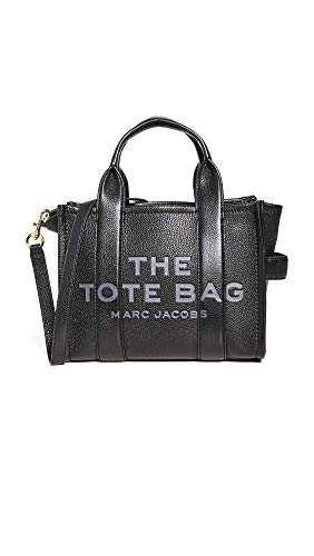 Marc Jacobs Women’s The Leather Mini Tote Bag, Black, One Size