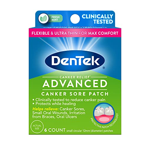 DenTek Canker Relief Sore Patch Relieves Canker Pain, 6 Count (Pack of 1) | The Storepaperoomates Retail Market - Fast Affordable Shopping