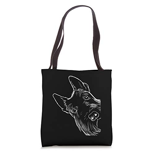 Funny Scottie Dog Scottish Terrier Tote Bag