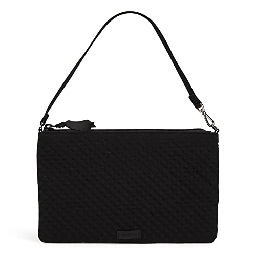 Vera Bradley Womens Microfiber Convertible With Rfid Protection Wristlet, Classic Black, One Size US