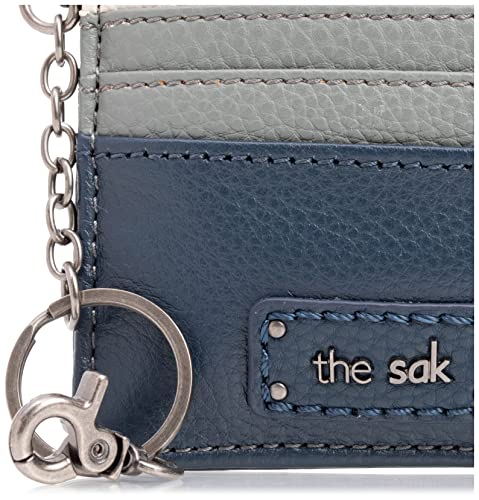 the sak womens Iris Card wallet, Denim Block, 5.5in L x 0.25in W 3.5in H US | The Storepaperoomates Retail Market - Fast Affordable Shopping