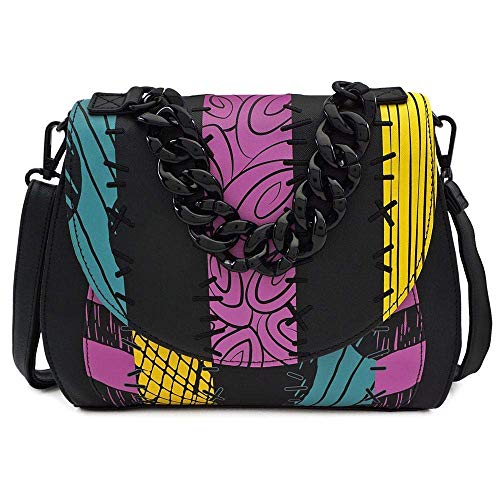 Loungefly x Nightmare Before Christmas Sally Cosplay Crossbody Bag (One Size, Multicolored)