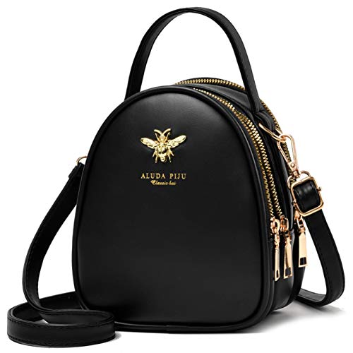 WangWang Small Crossbody Bags Shoulder Bag for Women Stylish Ladies Messenger Bags Purse and Handbags Wallet 0-black