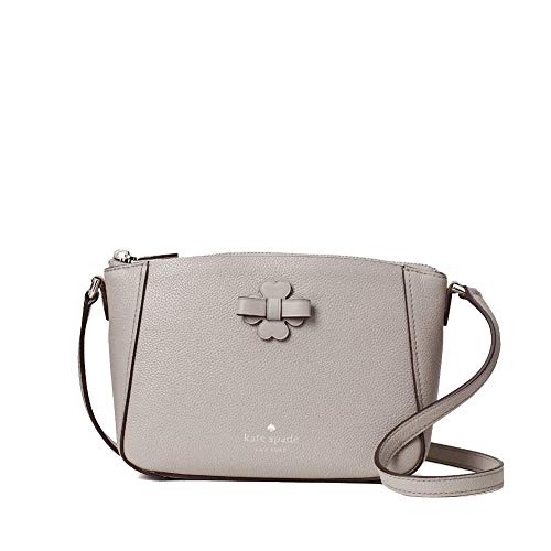 Kate Spade Talia Leather Zip Crossbody Bag Purse Handbag (Soft Taupe)