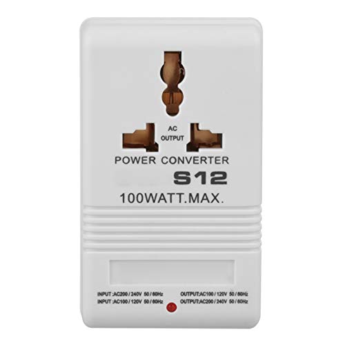110V/120V to 220V/240V Voltage Converter, ABS CN Standard Plug Power Converter 55-60HZ 110V/120V to 220V/240V