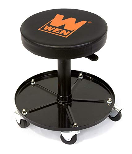 WEN 73012T 300-Pound Capacity Pneumatic Rolling Mechanic Stool | The Storepaperoomates Retail Market - Fast Affordable Shopping