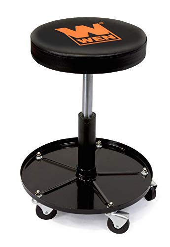 WEN 73012T 300-Pound Capacity Pneumatic Rolling Mechanic Stool | The Storepaperoomates Retail Market - Fast Affordable Shopping
