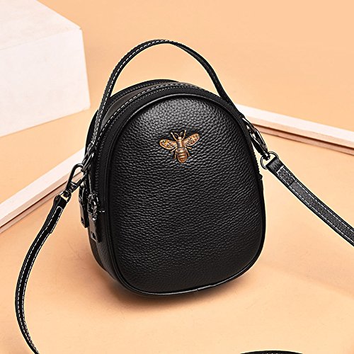 Toniker Genuine Leather Small Crossbody Bag Multi-Pockets Bee Series Cell Phone Purse Wallet for Women | The Storepaperoomates Retail Market - Fast Affordable Shopping