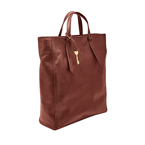 Fossil Women’s Camilla Leather Convertible Backpack Purse Handbag, Henna (Model: ZB7517227)