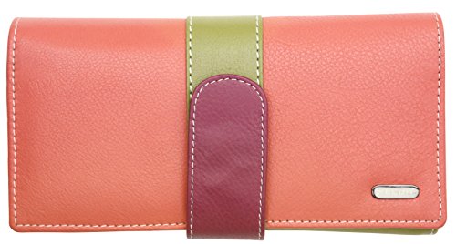 Felda Genuine Leather Ladies Purse Wallet – Large With 25 Card Slots