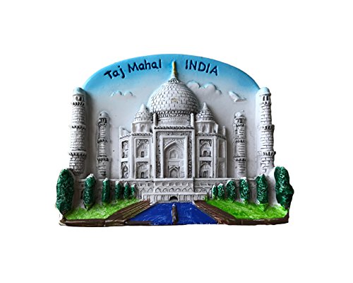 Taj Mahal India 3D Refrigerator Magnet Souvenirs Sticker,Hand-Made Home&Kitchen Decoration India Fridge Magnet