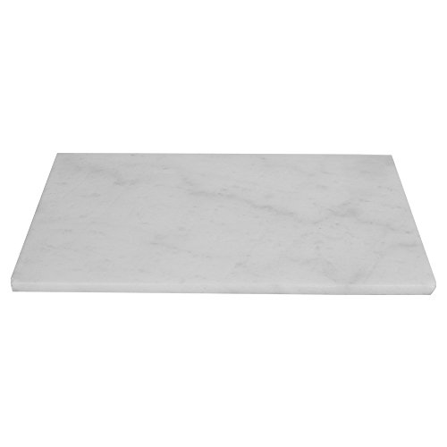 Home Basics 12″ x 16″ Marble, White Cutting Board, One Size