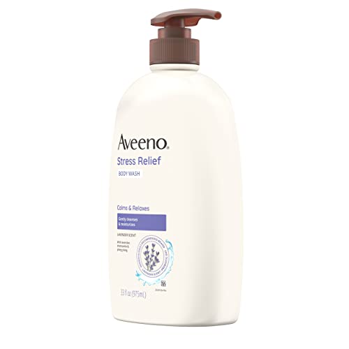 Aveeno Stress Relief Body Wash with Soothing Oat, Gently Cleanses and Moisturizes with Lavender Scent, Chamomile & Ylang-Ylang Essential Oils, Dye-Free & Soap-Free Calming Body Wash, 33 fl. oz | The Storepaperoomates Retail Market - Fast Affordable Shopping