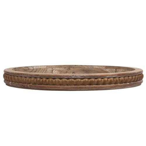 Creative Co-Op Decorative Wood Tray, Single, Natural