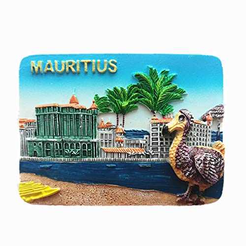 3D Mauritius Fridge Magnet Travel Sticker Souvenir Home & Kitchen Decoration Mauritius Refrigerator Magnet