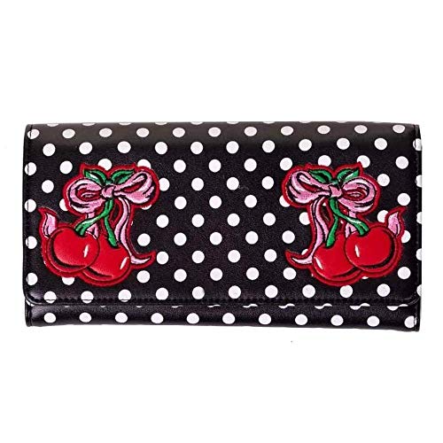 Lost Queen Rockabilly Pin-up Cherry Polka Dot Wallet – Lucille Wallet | The Storepaperoomates Retail Market - Fast Affordable Shopping