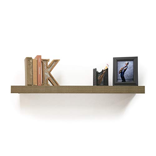 InPlace Shelving Lewis Hyman 9602042E Floating Shelf with Invisible Brackets, 47.24″, Gray Oak | The Storepaperoomates Retail Market - Fast Affordable Shopping
