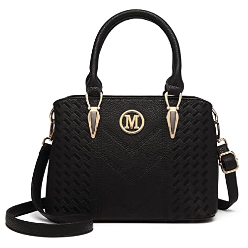 M Fashion Handbag for Women Pu Leather Shoulder Bag Crossbody Bags Top Handle Satchel Purse Bag Ladies Tote Bags
