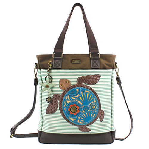Chala Sea Turtle Work Tote Shoulder Bag- Turtle Lovers Gifts (Tote bag Only)