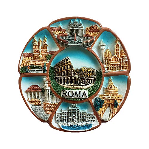 Rome Roma Italy 3D Famous Scenery Refrigerator Magnet Travel Sticker Souvenirs Home & Kitchen Decoration Roma Fridge Magnet from China