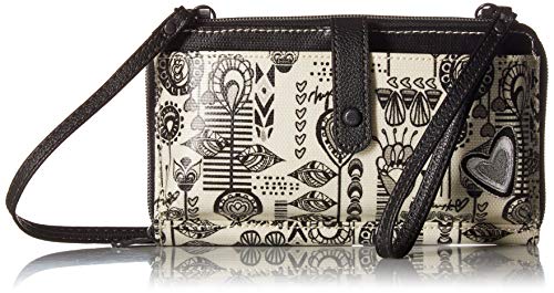 Sakroots Unisex-adults Artist Circle Large Smartphone Crossbody, Optic Dream Song