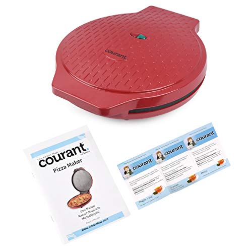 Courant Precision Non-Stick Pizza Maker Machine For Home, Calzone Maker, Pizza oven in Red | The Storepaperoomates Retail Market - Fast Affordable Shopping