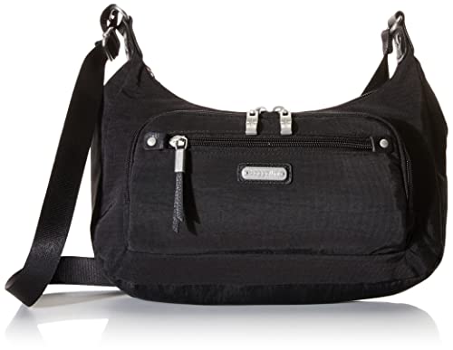 Baggallini Womens RFID Everyday Traveler Bag, Black, One Size US