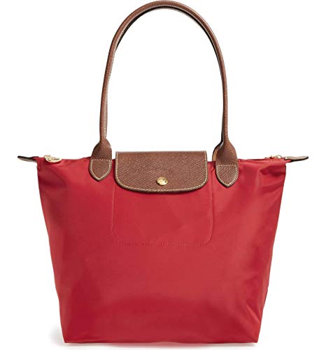 Longchamp ‘Medium ‘Le Pliage’ Tote Shoulder Bag, Red