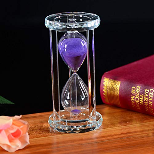 Crystal Hourglass 15/30/60 Minutes Sandglass Timers Kitchen Cooking Sand Clock Timer Home Office Christmas Birthday Present Gift Box Sand Glass (60 Minutes, Pink) | The Storepaperoomates Retail Market - Fast Affordable Shopping
