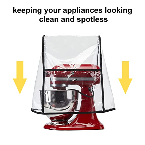 Kitchen Stand Mixer Cover,Kitchen Aid Mixer Cover Compatible With Kitchenaid Hamilton Mixers,Kitchen Aid Mixer Accessories Fits All Tilt Head & Bowl Lift Compatible 5-8 Quart Models.Clear Mixer Cover | The Storepaperoomates Retail Market - Fast Affordable Shopping