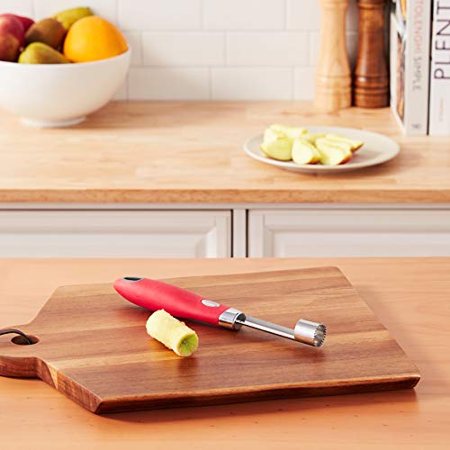 Tovolo Apple or Pear Corer Core Remover Tool for Home & Kitchen with Sharp Serrated Blade One Red | The Storepaperoomates Retail Market - Fast Affordable Shopping