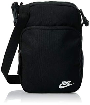 Nike Heritage Small Items 2.0 Tote Bag, Black/Black/(White), One Size | The Storepaperoomates Retail Market - Fast Affordable Shopping