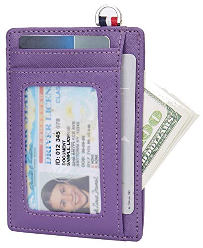 Nersunda Small RFID Blocking Minimalist Credit Card Holder Pocket Slim Wallets for Men Women