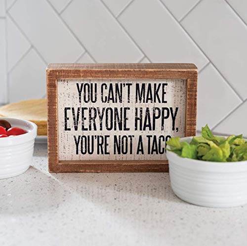 Primitives by Kathy Not A Taco Inset Sign, 5×7 inches, Wooden | The Storepaperoomates Retail Market - Fast Affordable Shopping
