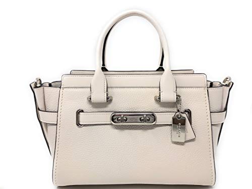 Coach Swagger Carryall 27 in Pebble Leather (SV/CHALK)